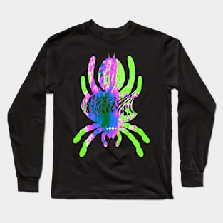 Tarantula Silhouette V31 (Tie Dye) Long Sleeve T-Shirt